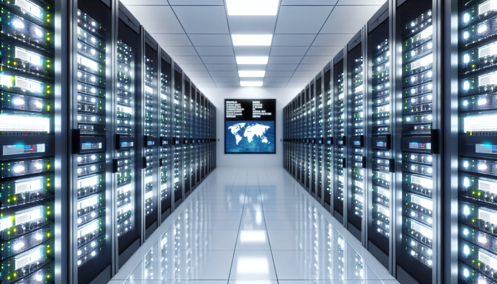 Secure server room symbolizing the safety and reliability of GSB Gold Standard Group